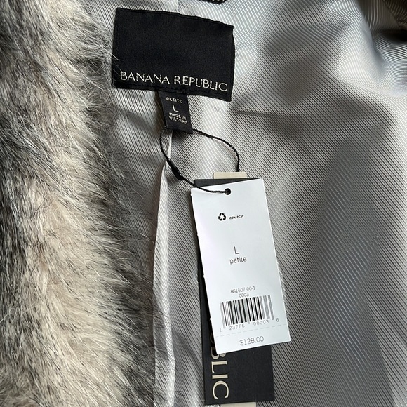 Banana Republic Faux Fur Tunic Vest - Picture 5 of 7